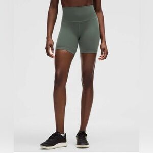 lululemon athletica Wunder Train High-Rise Short 6" Dark Forest